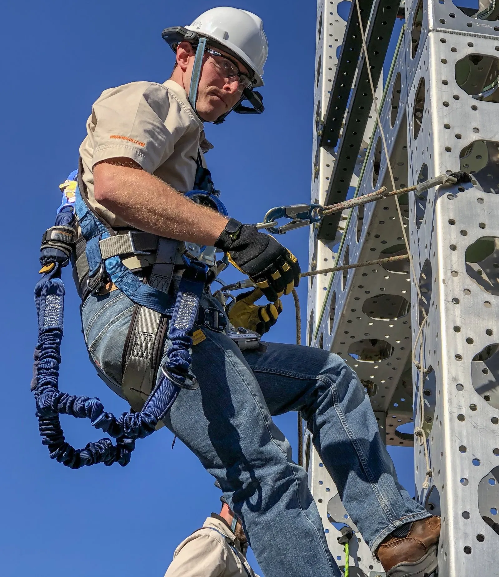 Rugged assisted-reality hardware in an industrial setting